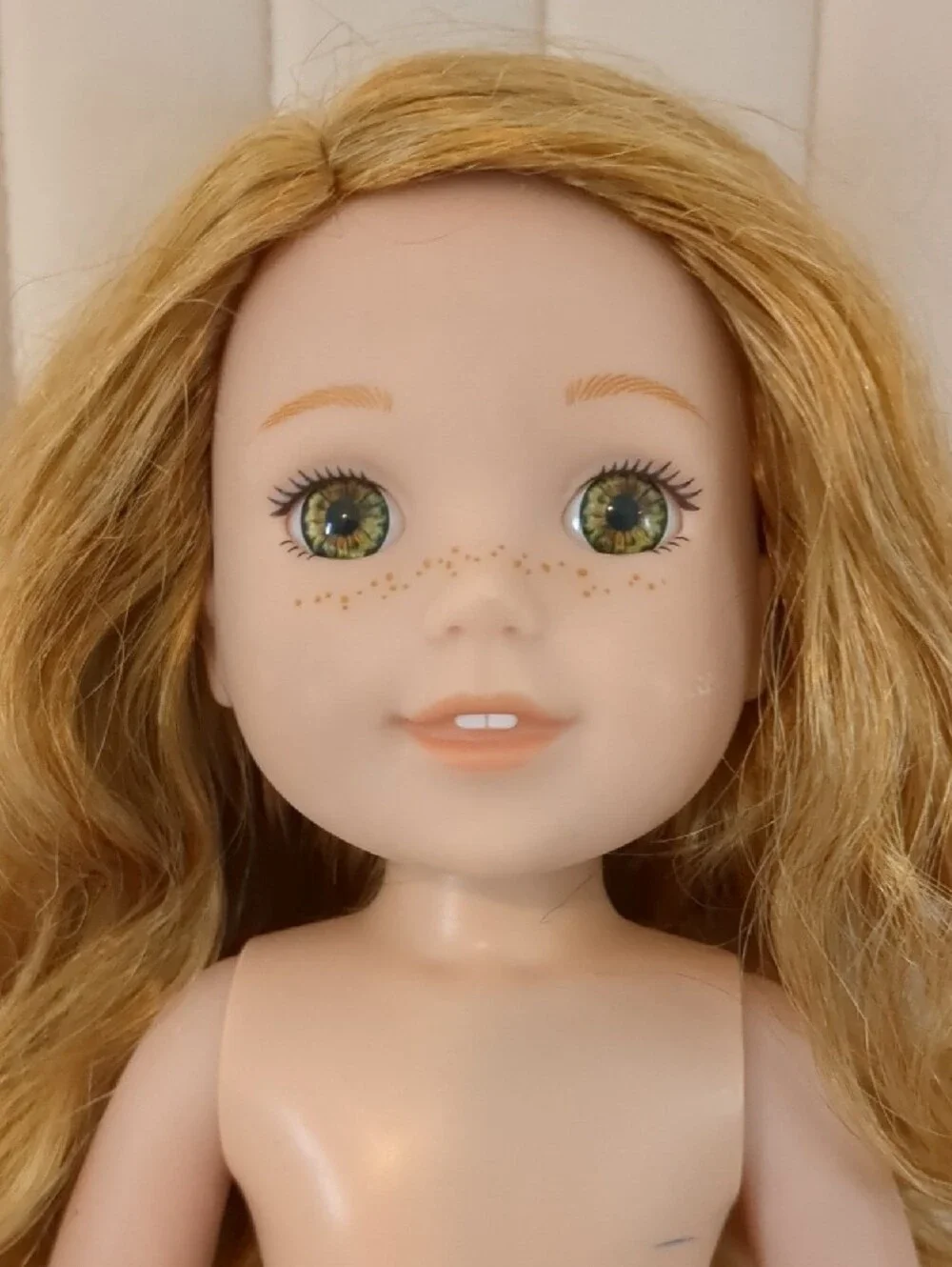 American Girl Wellie Wisher Red Hair Doll with Green Eyes